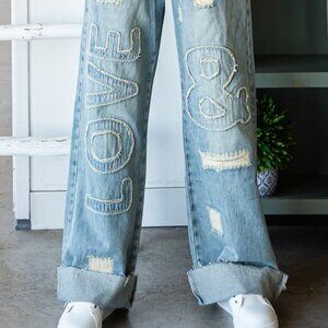 Oli & Hali Love Patch Denim Jeans - Love &